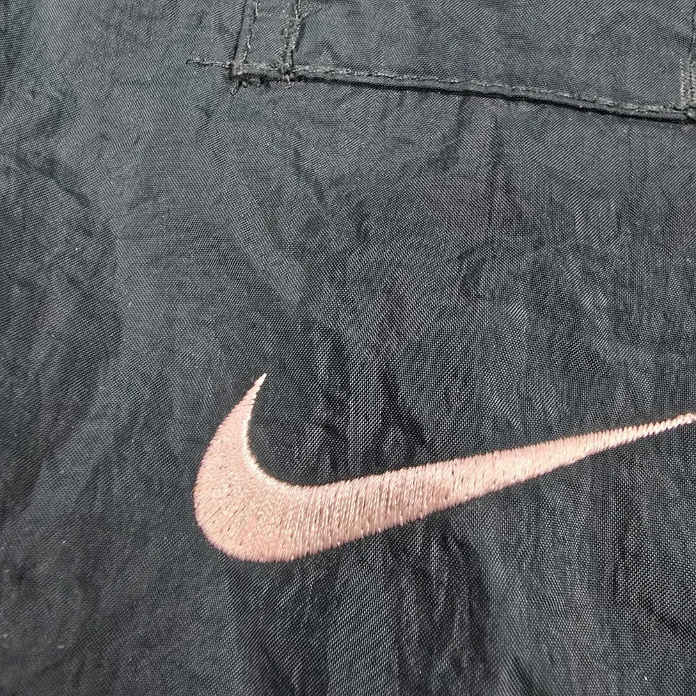 Vintage Nike Pullover Mens Large Center Swoosh Windbreaker‎ Forest Green 90s